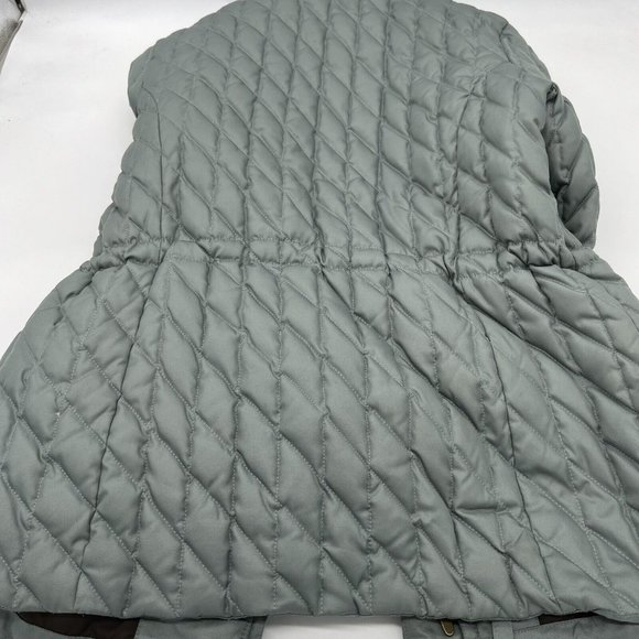 Eddie Bauer Blue Goose Down Puffer Quilted Winter Jacket Coat Women's Large - Picture 6 of 6
